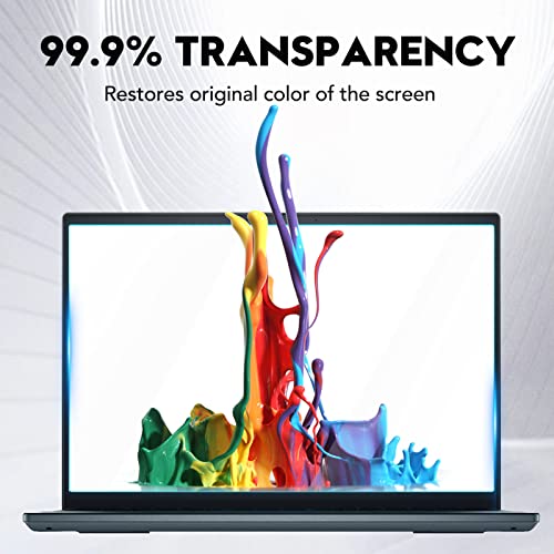 15.6 Inch Laptop Screen Protector Tempered Glass, Compatible With Hp/Dell/Acer/Asus/Samsung/Lenovo/Toshiba,Etc And Other 15.6" 16:9 Aspect Ratio Screen, Bubble Free/Anti Scratch/Ultra Clear/Anti Fingerprint #TOP4