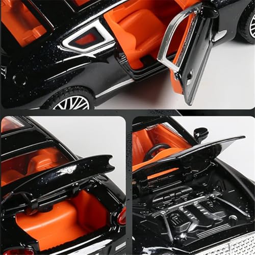 Image of Magicwand 1:32 Scale Die-Cast Metal Bentlley Car with Openable Doors,Pull Back Action,Blinking Lights【Pack of 1】【Colors as Per Stock】