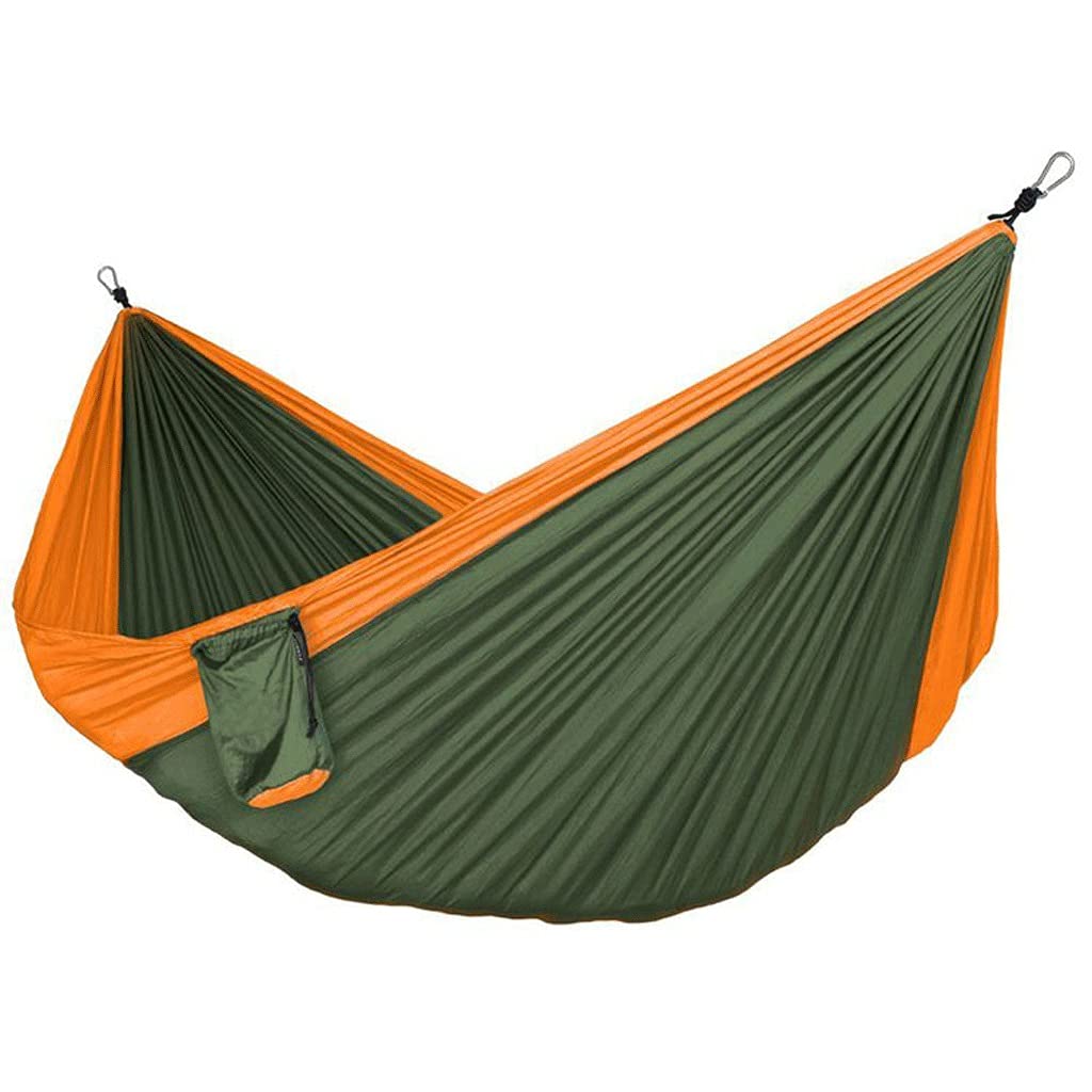 OIFAODAO Hammock, Portable Hammock Double & Single Lightweight Nylon Parachute Hammocks Camping Accessories