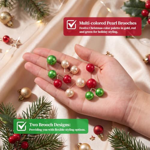 Image of WILLBOND 6 Pcs Pearl Brooch Pins for Women