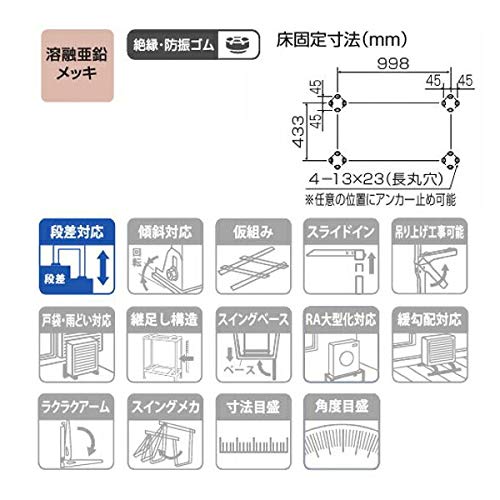 Amazon.co.jp: オーケー器材 K-KHZ103G 平置台 角パイプシリーズ 高さ