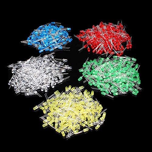 S P 5Mm b22 Led Diode Kit Mixed Color : Red, Green, Yellow, Blue, White (100 Pieces) (B0BNHD86QB) Amazon Price History, Amazon Price Tracker