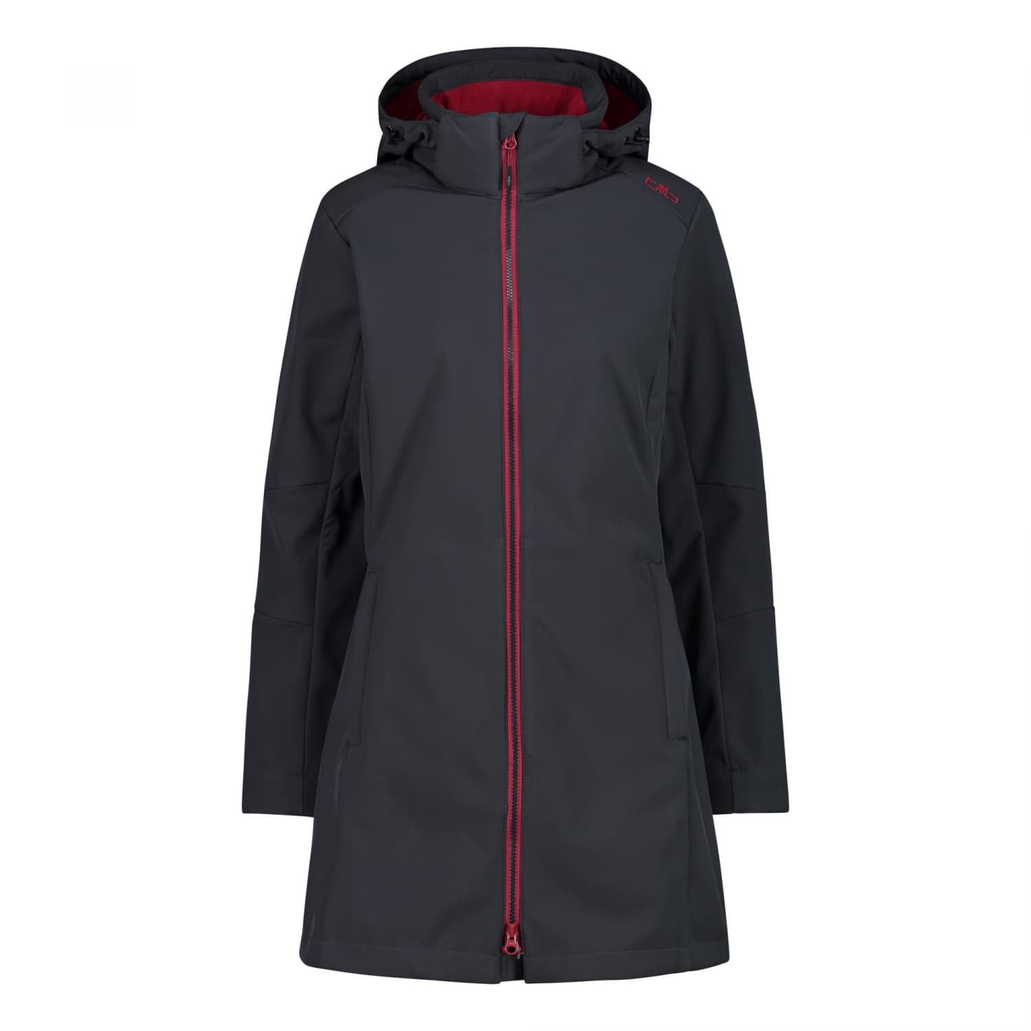 CMP - Woman Parka Zip Hood, Anthracite-Anemone, XS
