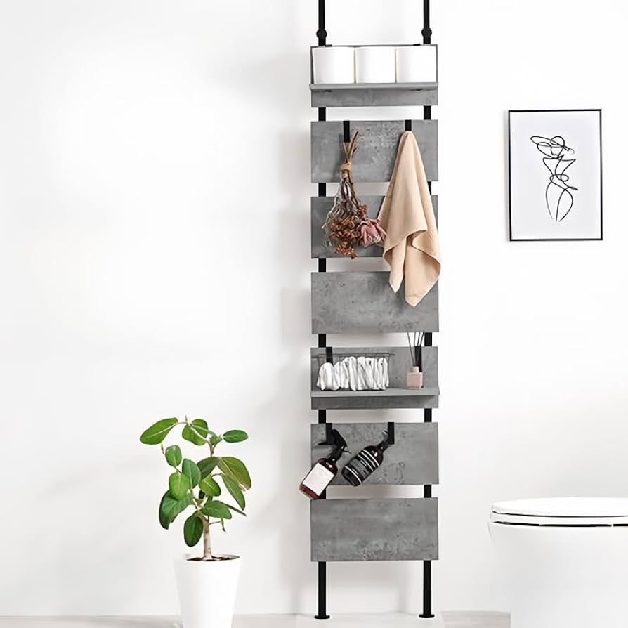 直接取引希望 壁掛けシェルフ 幅40cm グレー 突っ張り棚 直接取引希望 壁掛けシェルフ 幅40cm グレー 突っ張り棚