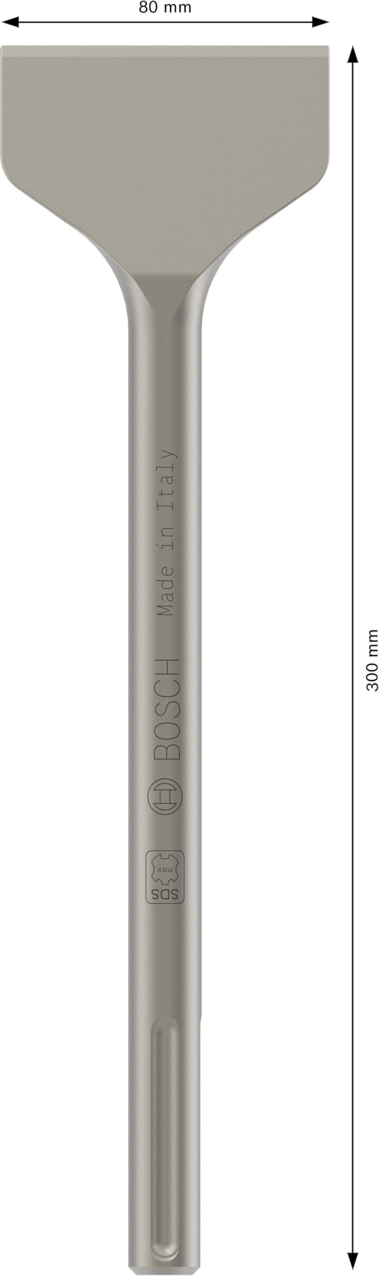 Bosch 1618601019 Burin carrelages avec SDS-Max, Gris, 1/2 Inch