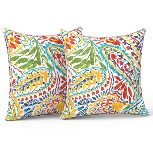 LVTXIII Outdoor/Indoor Throw Pillows, Decorative Patio Accent Pillows, Fluffy Water