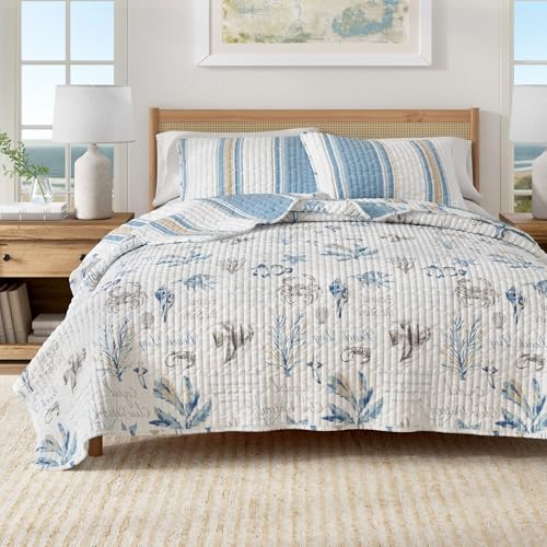 Great Bay Home 2-Piece Twin/Twin XL Microfiber Quilt Set with