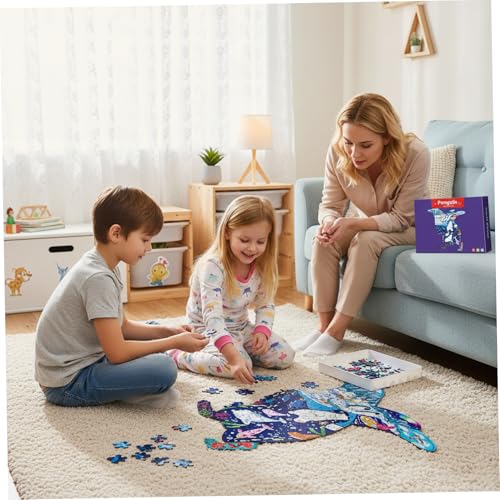 Rompecabezas de pingüino anti piezas perdidas con caja resistente infantil 5
