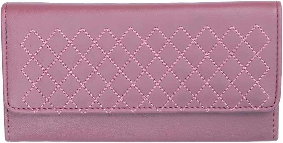 AADAR | RLH | Leather Wallet | Clutch (Old Mauve)