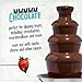 Nostalgia 4 Tier Electric Chocolate Fondue Fountain Machine for Parties - Melts Cheese, Queso, Candy, and Liqueur - Dip Strawberries, Apple Wedges, Vegetables, and More - 32-Ounce - Aqua
