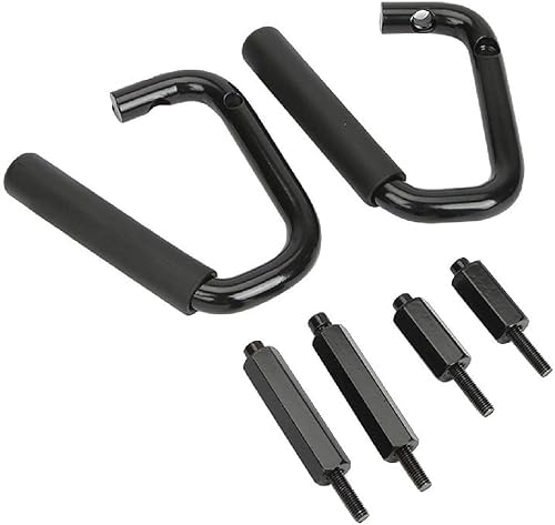 Asideros para coche Jeep Wrangler modelos del 2007 al 2017 de la marca Auxmart, Negro