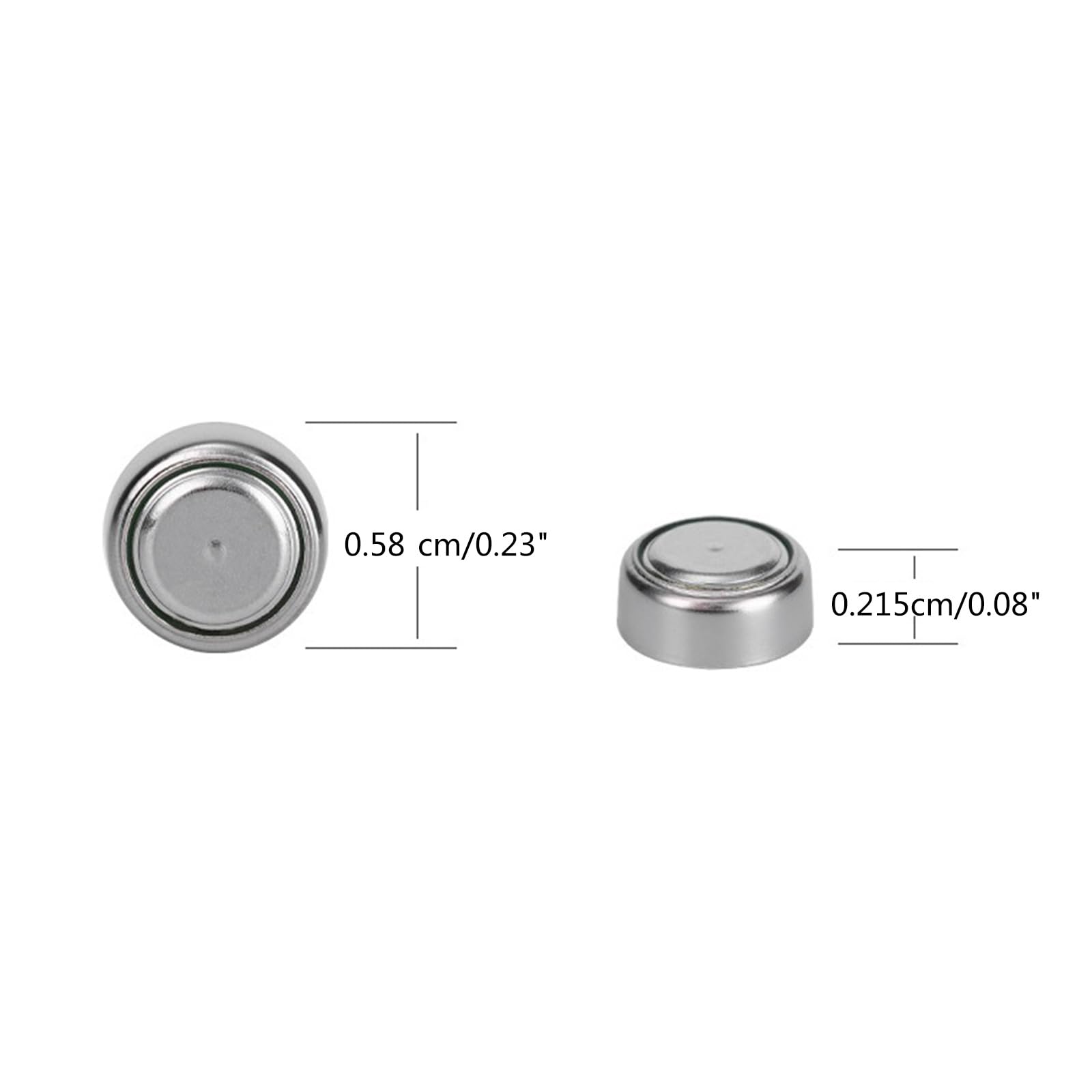 CVZQTE Confezione da 10/20/30/40 batterie a bottone AG0/LR521 SR521W SR521SW LR63 379A 379 monete per orologi giocattolo remoto