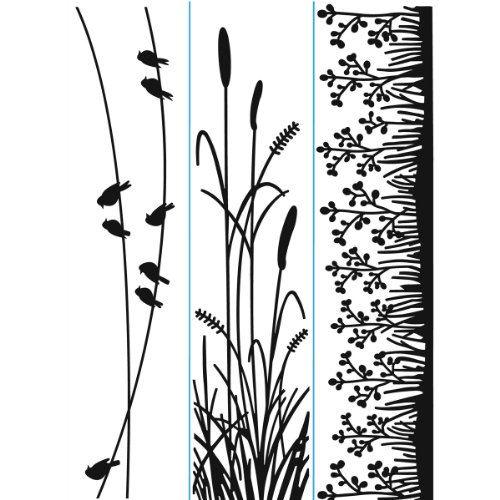 Darice Prägeschablone, Natur, Plastik, transparent, 3,5 x 14,5 x 0,4 cm Cover