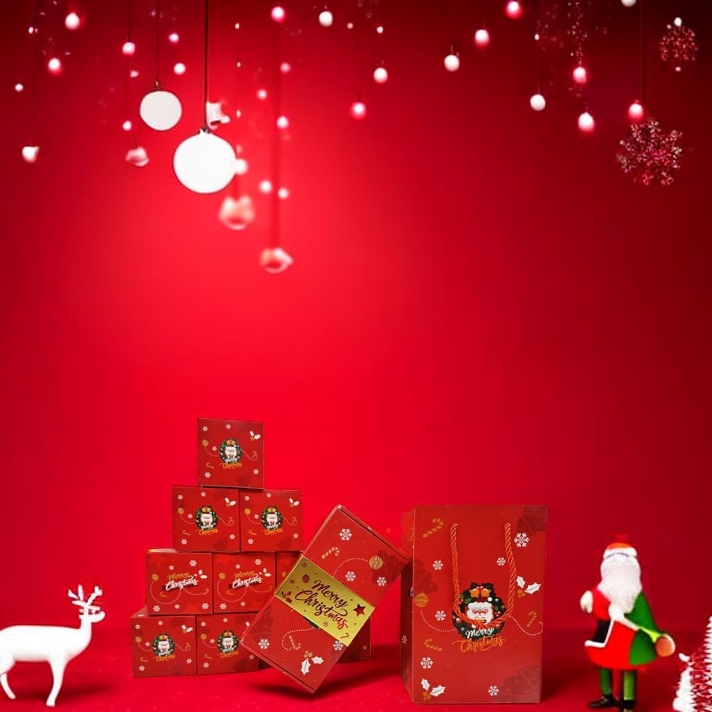 YYPLIAN Caja de regalo sorpresa para dinero, 20 cajas de regalo sorpresa explosión para Navidad, caja de regalo de dinero explosivo, cajas emergentes de Navidad para dinero (Navidad)