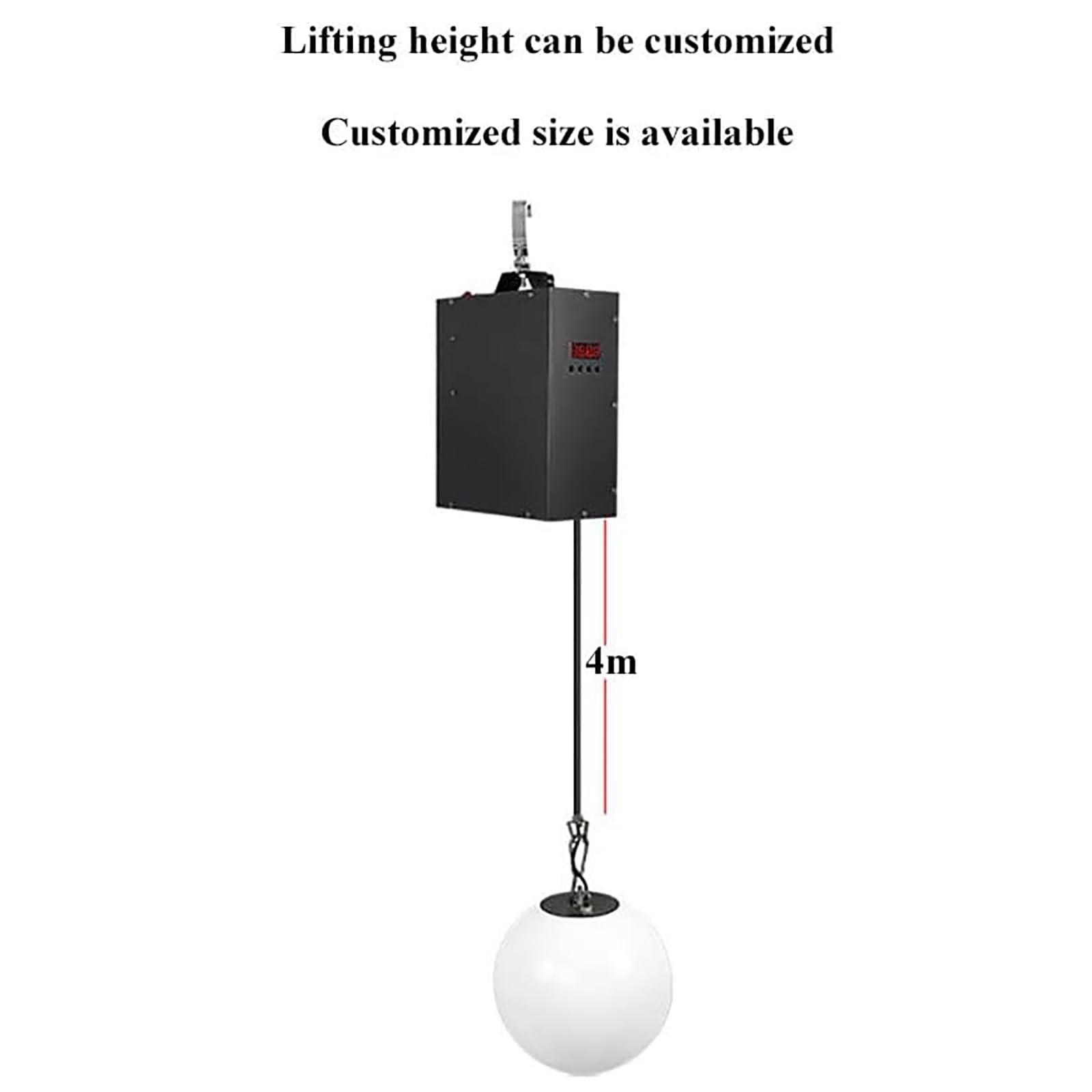 Kinetic Light Ball Color Scenariusz Oświetlenie Led 3D System Podnoszenia Oświetlenie 8 Kanałów Piłka Podnosząca Efekt Fali W górę I W Dół, Nadaje się do Barów, 4M