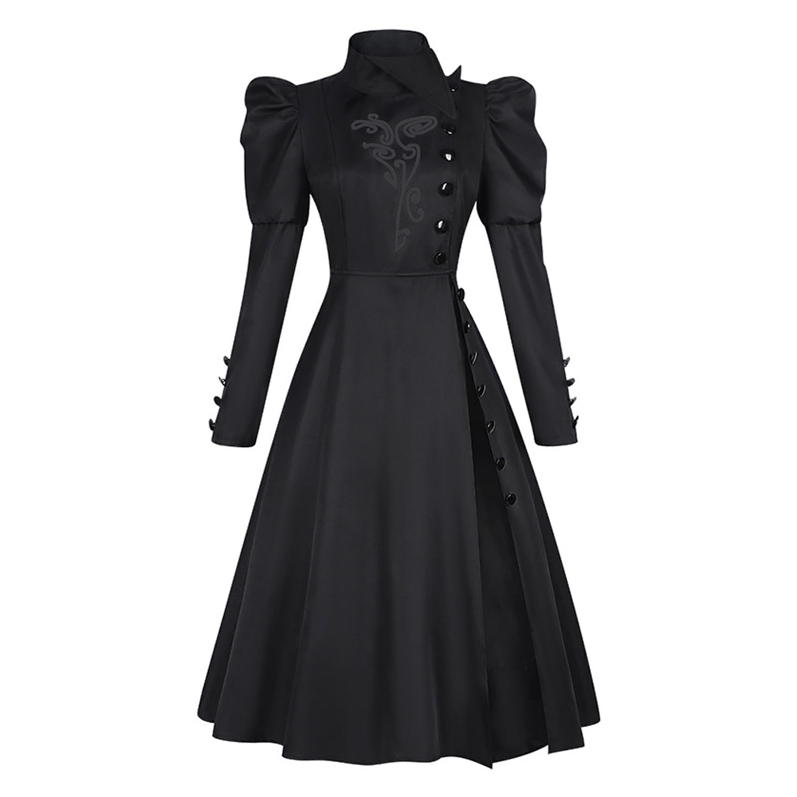 Fiamll Elphaba Cosplay Wicked Cosplay Elphaba Costume Dress Halloween Black Dress Carnival Party S โ image 1