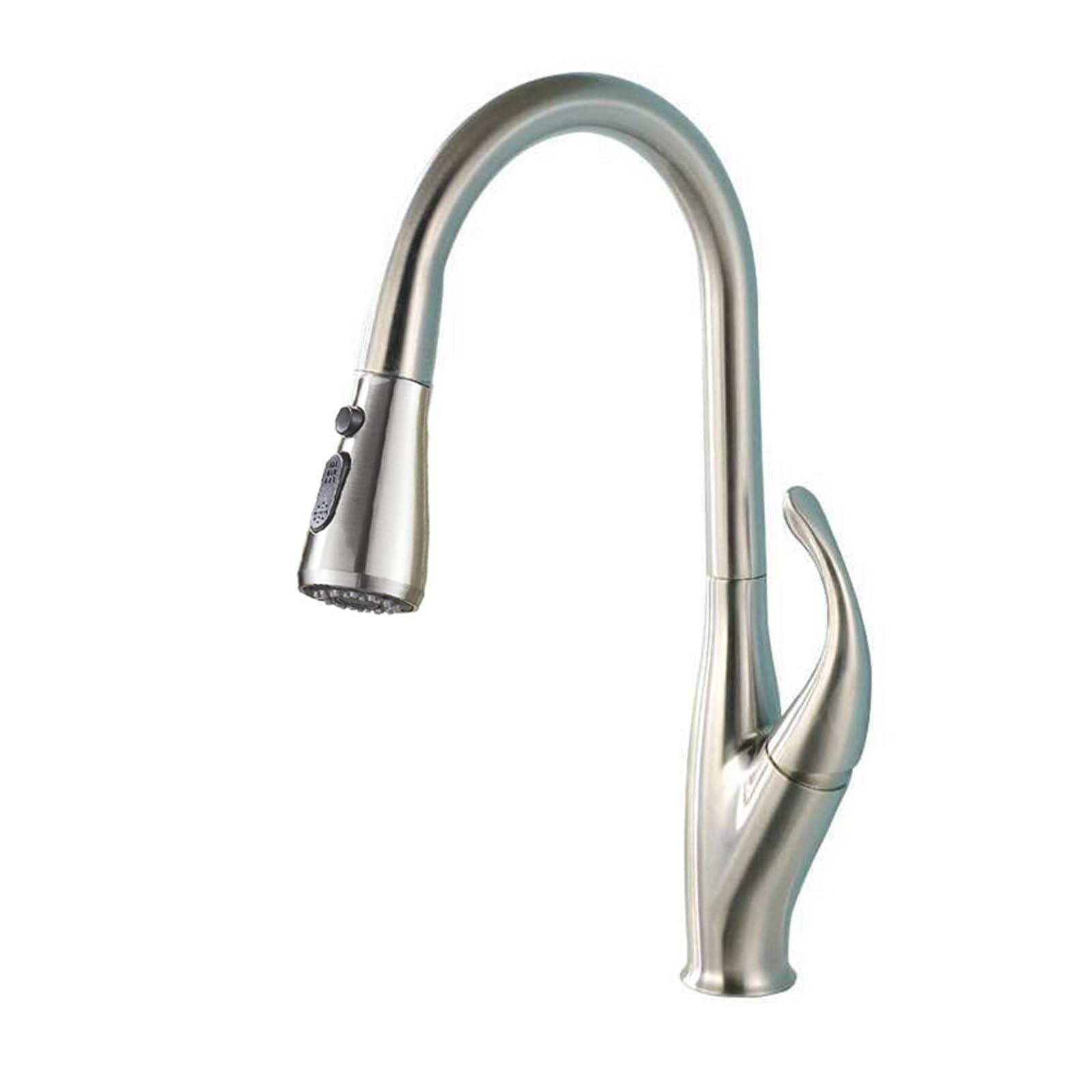 Mélangeurs d'évier de cuisine noirs robinet extractible eau chaude froide douchette