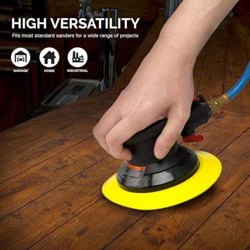 image for Neiko 30267A Flexible-Edge Hook-and-Loop PU Backing Pad for DA Sander 