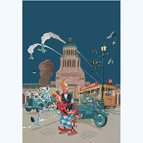 Affiche Spirou Le Groom Vert de Gris Schwartz Yann 50x70cm pour decoration salon