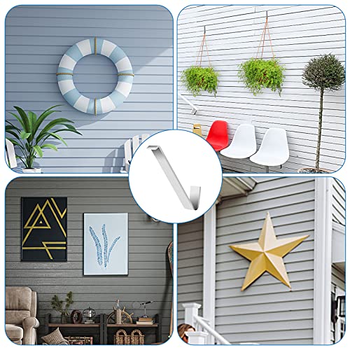 Newanovi 6 Pack No Damage Siding Hook, Aluminum Alloy Hook Without Require Drilling, Hooks For Fiber Cement Board Siding(Installation Tool Included) #TOP1