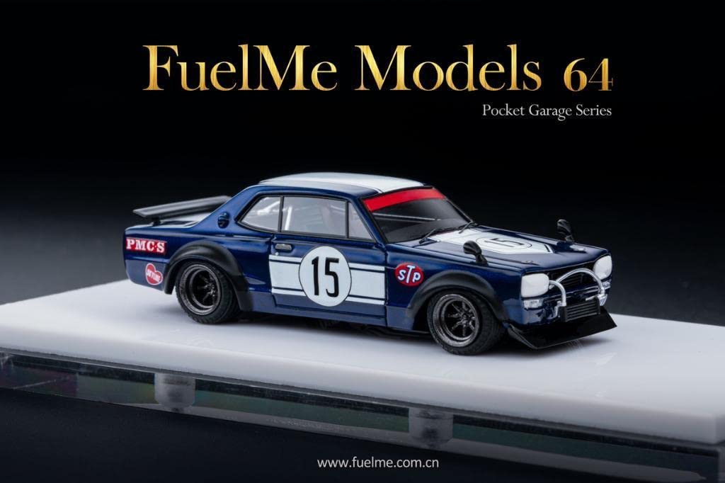 FUELME 1/64 日産 ハコスカ LBWK チャラスカ メタリックブルー Amazon | 1/64 Fuelme 日産 スカイライン ハコスカ LBWK チャラスカ