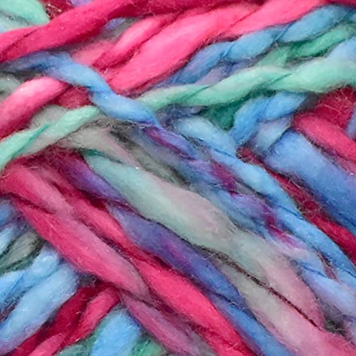 Image of Knitting Yarn Thick Chunky Wool, Sumo Cherry 600 GMS Best Used with Knitting Needles-SH Art-HCH