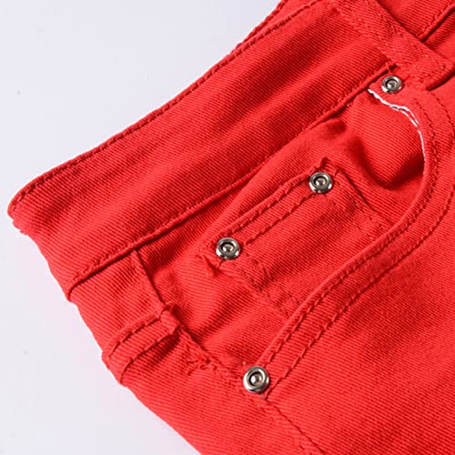 Men's Ripped Moto Biker Jeans Vintage Zipper Distressed Denim Pants Destroyed Slim Fit Stretch Pencil Jean3