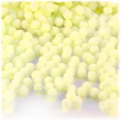 Miniatura 7 de The Crafts Outlet 100 pompones multiusos, acrílico, 0.28 pulgadas, redondos, morado