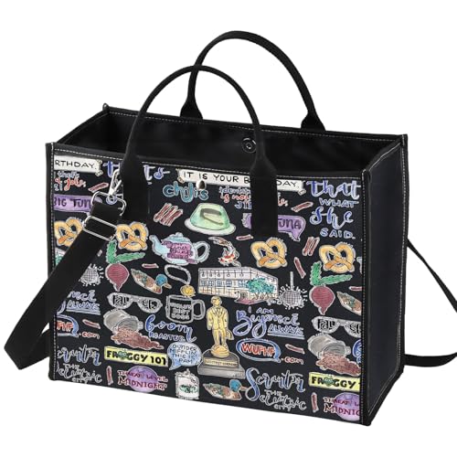 BWWKTOP Michael Tote Bag Michael And Dwight Fans Gifts Dwight Fans Adjustable Shoulder Bag