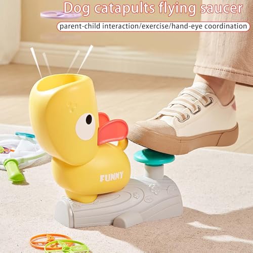 Jouet intelligent pour chat avec lanceur de disque volant interactif de 9 pouces - 5