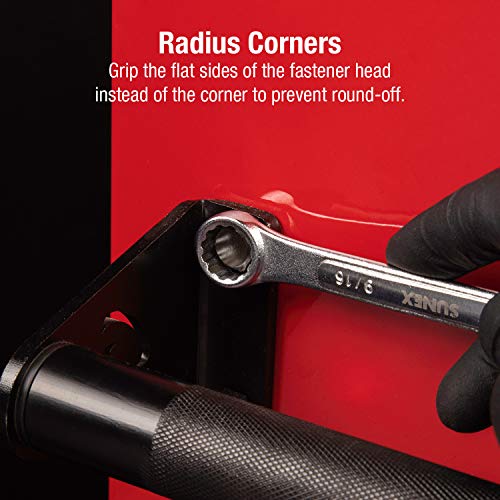 Sunex 9714A Sae Combination Wrench Set, 14 Piece #TOP3