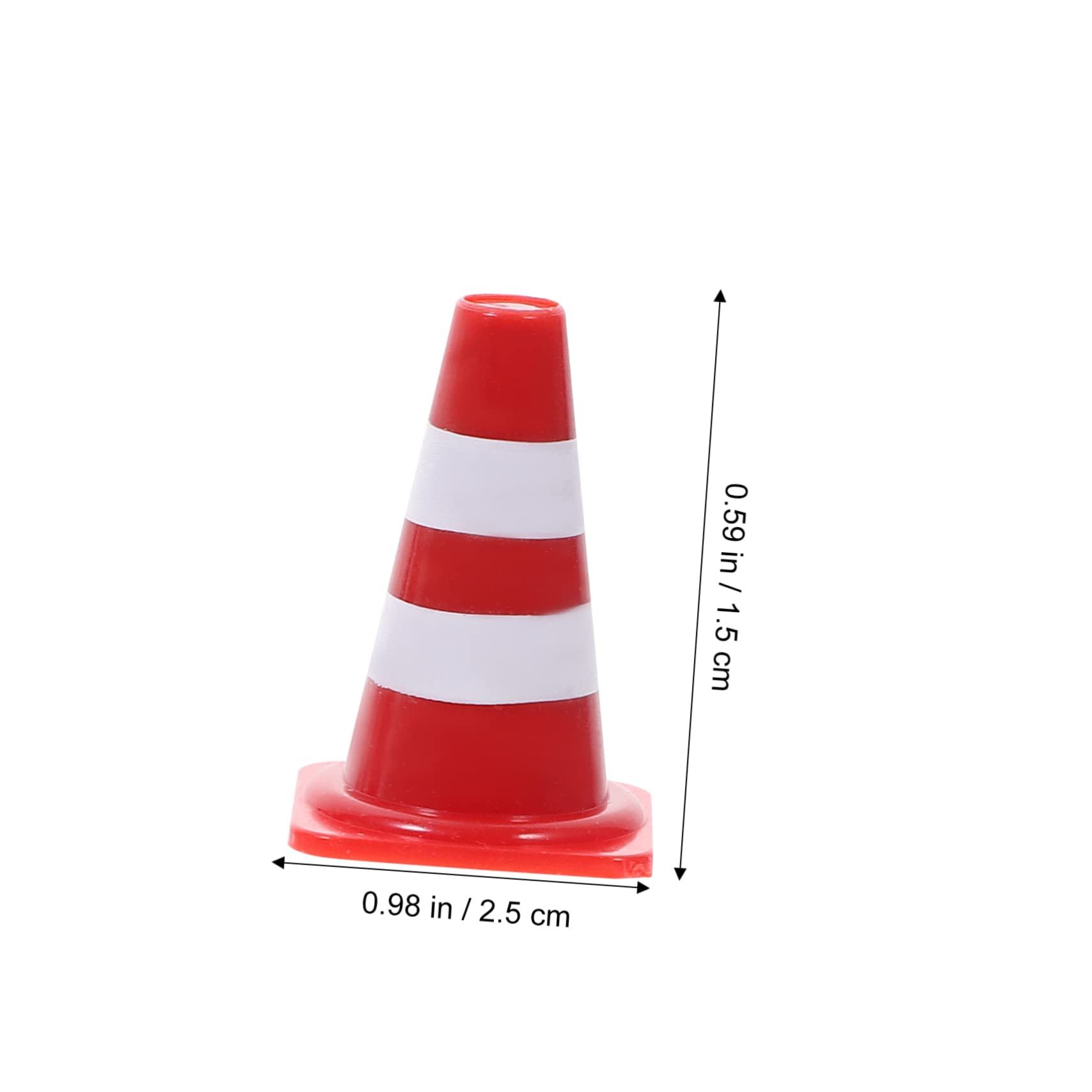 Garneck 40pcs Simulation Barricade Models Road Construction Signs Toys for Boys and Girls Playing Sign