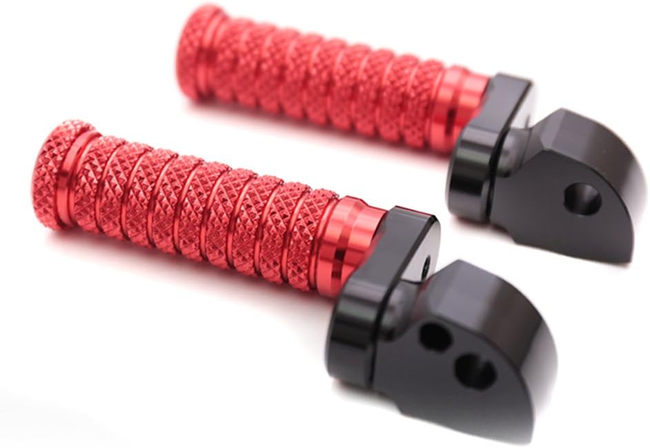 MC MOTOPARTS POLE Black CNC 40 mm Extension Rear Passenger Foot Pegs Compatible with X1 Lightning All Year