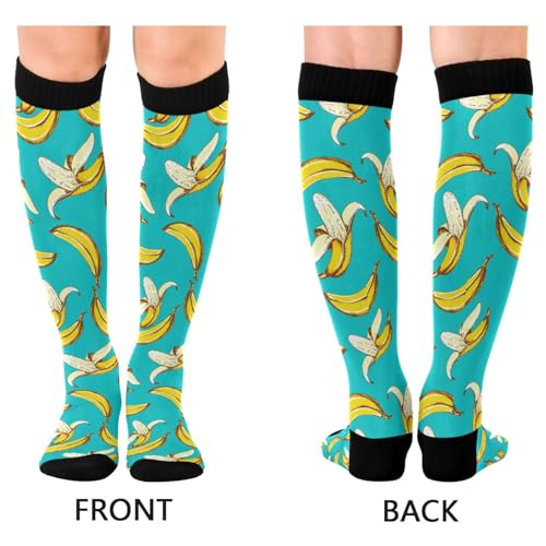 Image of Compression Socks for Women & Men, Knee High Socks for Circulation Medical Running Athletic Nurse Travel