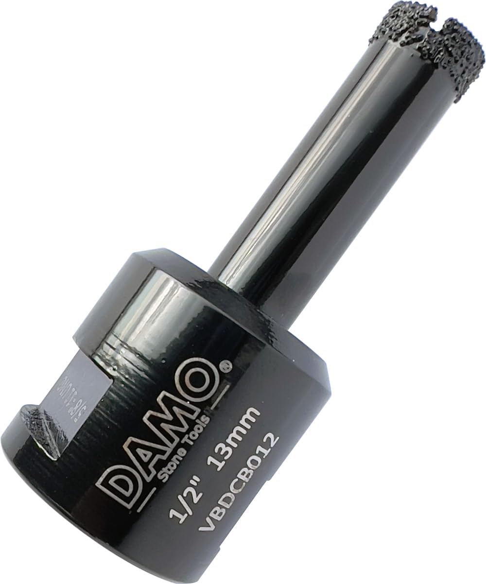 DAMO 1/2 inch Dry Wet Diamond Core Drill Bit for Concrete Granite Marble Hole Saw