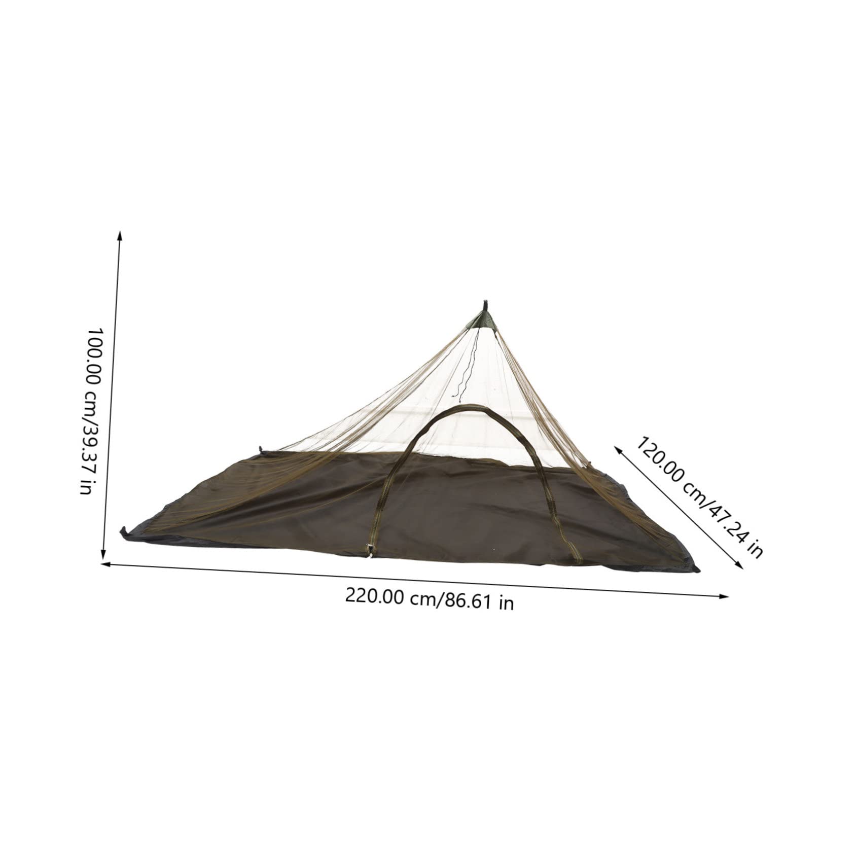 ORFOFE Mosquitera para Camping con Zipper de Alta Densidad para Senderismo y Mochilero Ligera y Reutilizable Protección Efectiva contra Insectos Portátil con de Fijación
