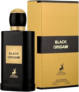 Aalam BLACK ORIGAMI EAU DE PARFUM 100ml | LUXURY LONG LASTING FRAGRANCE | PREMIUM IMPORTED FRAGRANCE SCENT FOR MEN AND WOMEN | PERFUME GIFT SET | ALL OCCASION (Pack of 1)