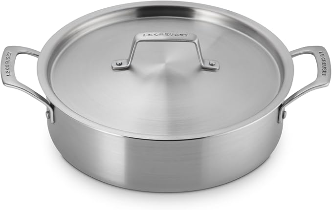 Le Creuset Essential Stainless Steel Rondeau Pan, 4.5 Qt.