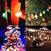 Romasaty 25 Pack C9 Replacement Bulbs C9 Ceramic Multi-Color String Lights Replacement Bulbs, C9/E17 Candelabra Base, 7 Watt