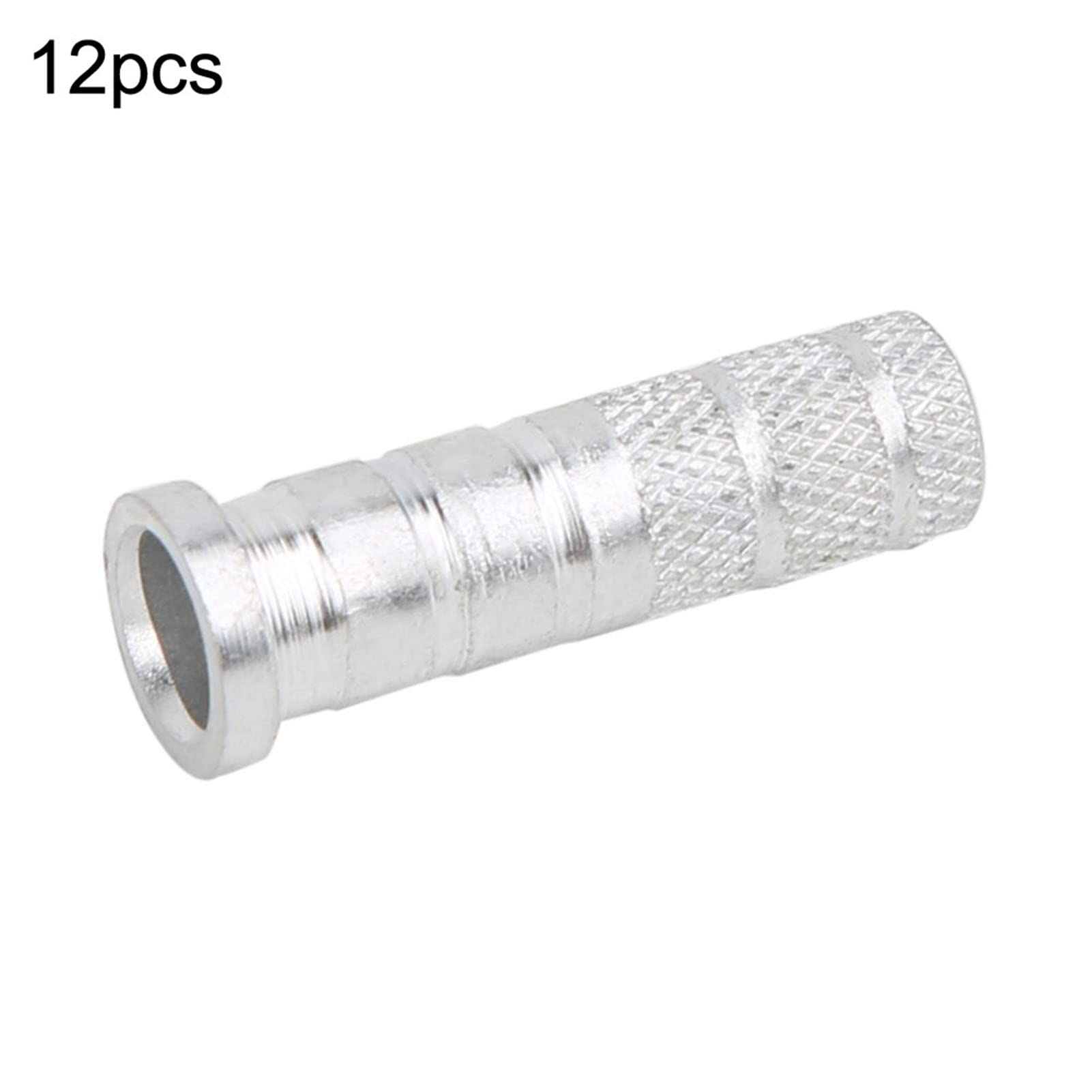 Cocoarm Lot de 12 flèches en aluminium pour tir à l'arc - Inserts de flèches en aluminium - Base légère de 6,2 mm de diamètre - Pointe de flèche - Entraînement du tir à l'arc