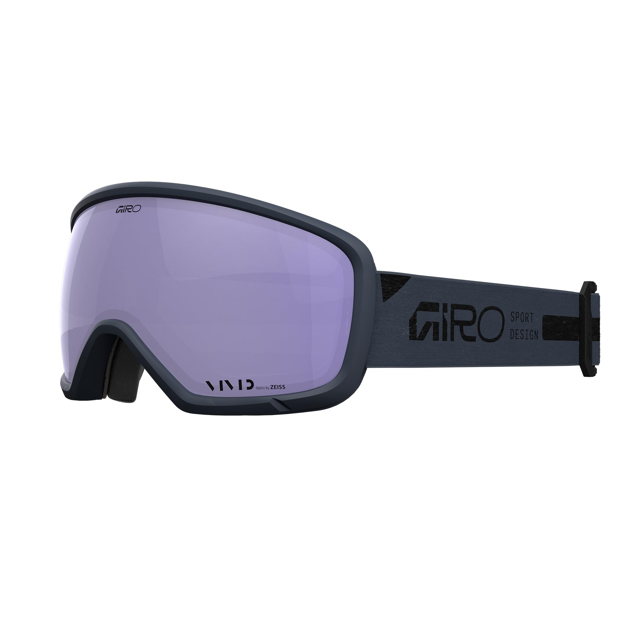 Giro Millie Goggle gogle narciarskie gogle snowboardowe Unisize | VIVID ZEISS szybka, widoczność EXV, ochrona przed zaparowaniem, nadaje się do OTG, kompatybilne z kaskiem | Kolor: rails indigo