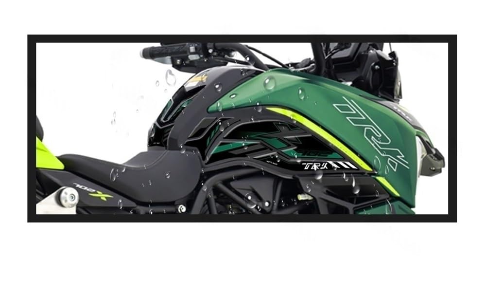 Motocicleta Combustible Tanque Almohadilla Adhesivo Protector Para Depósito De Combustible Motocicleta TRK702X TRK 702X 702 X 2023 2024