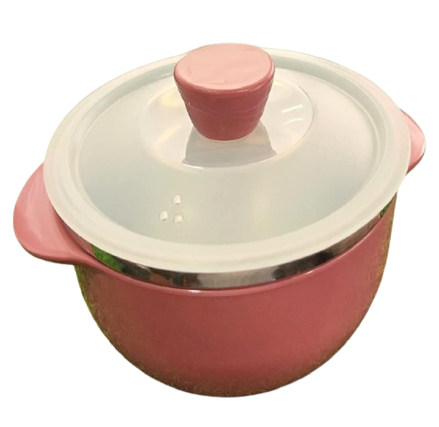 Buy Upvas® Stainless Steel Serving Bowl with Transparent Lid and Mixing