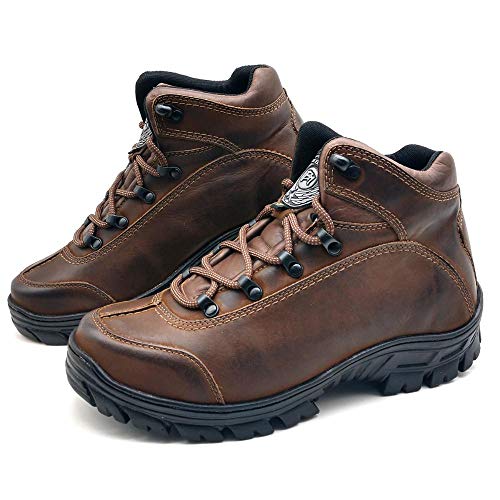 Bota Masculina Adventure Canastra em Couro Bmbrasil 5158-03 Taupe 40