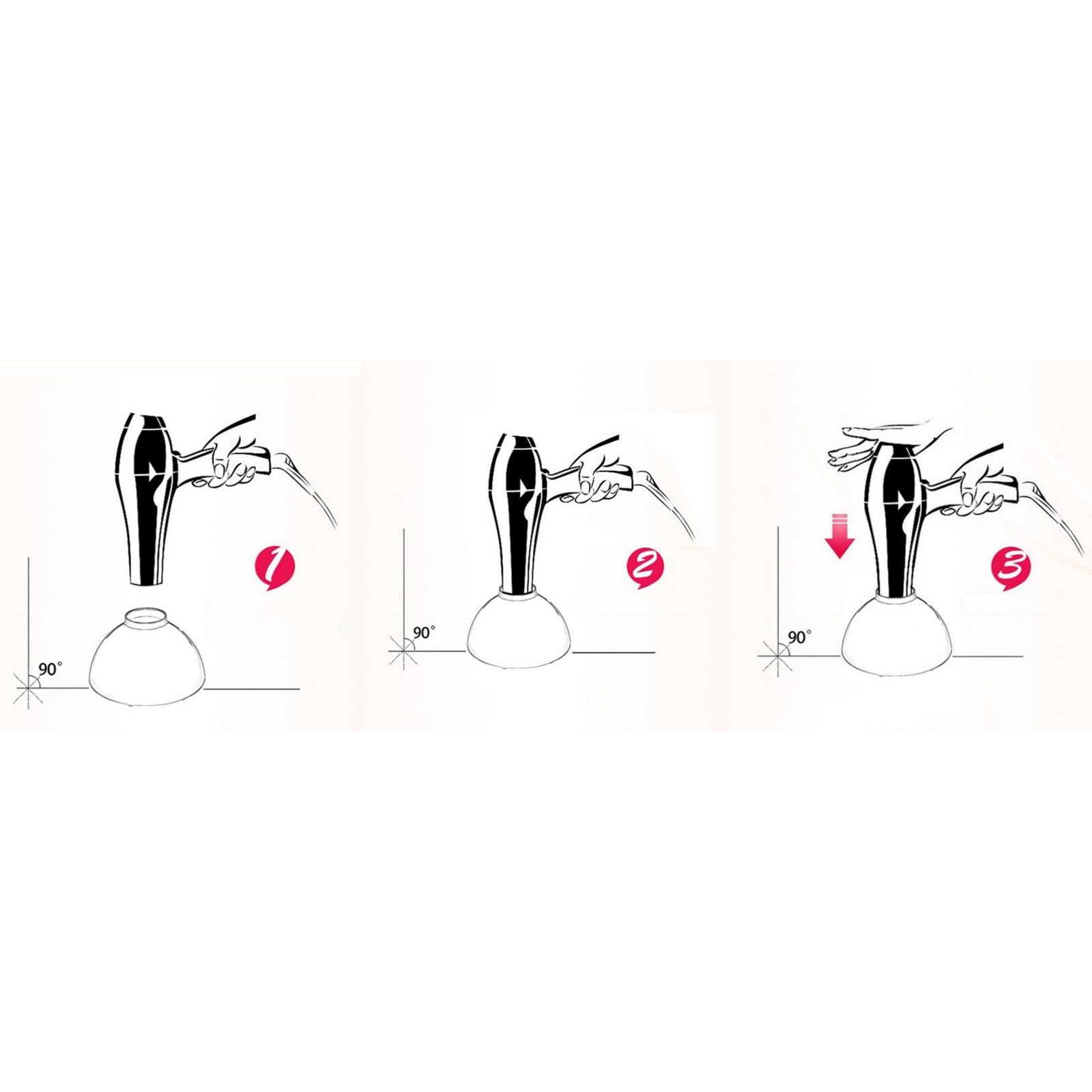 Universal Haardiffusor Haartrockner Diffusor Aufsatz, Professioneller Föhn Diffusor Für Lockiges Oder Welliges Haarstyling, Locken Haardiffusordüse Haartrockneraufsatz (1PC)