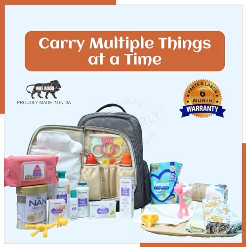 Image of Motherly Baby Diaper Bags for Mothers, Backpack for Mom for Travel