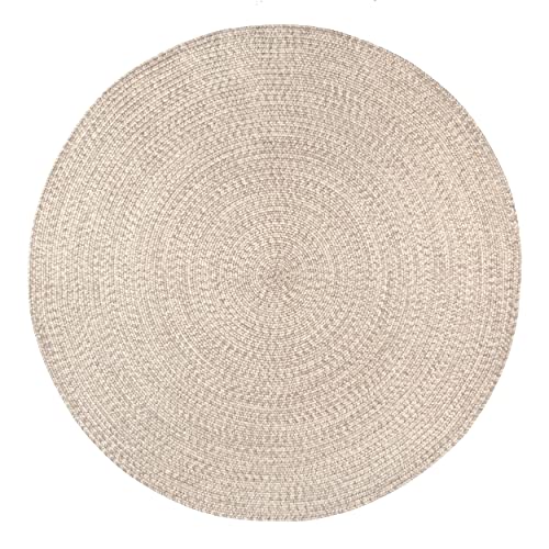 NuLOOM Wynn Braided Indoor/Outdoor Area Rug, 5' Round, Tan NuLOOM Wynn Braided Indoor/Outdoor Area Rug, 5' Round, Tan