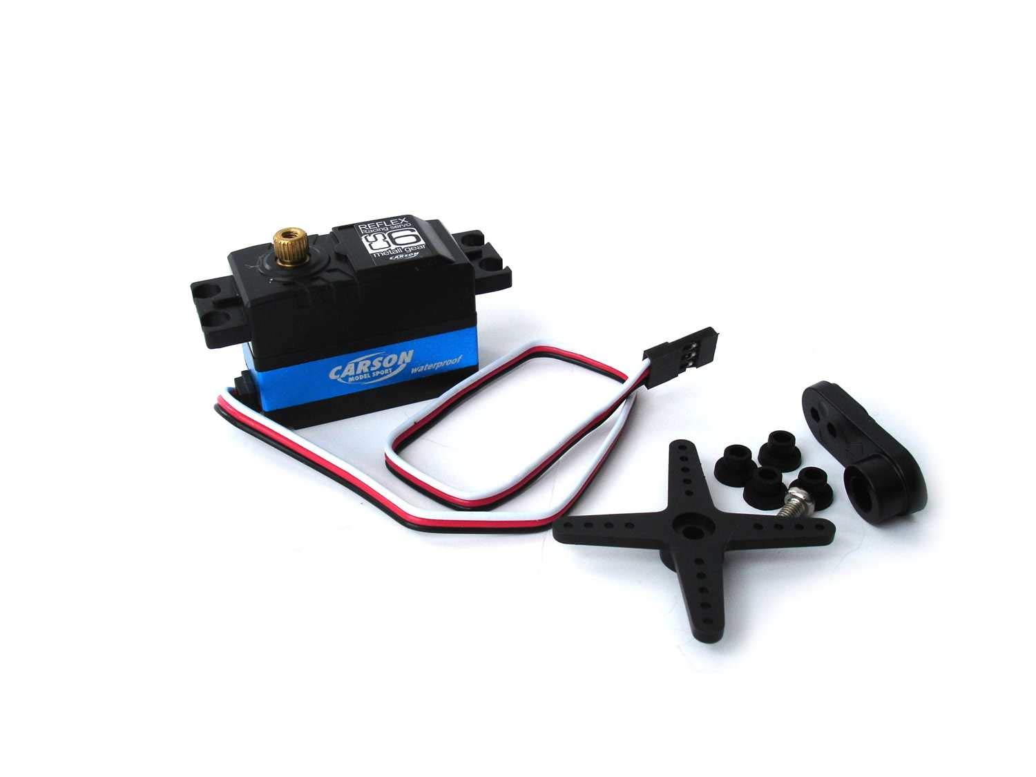 Carson 500502047 Servo CS 6 Waterproof MG, 6 kg