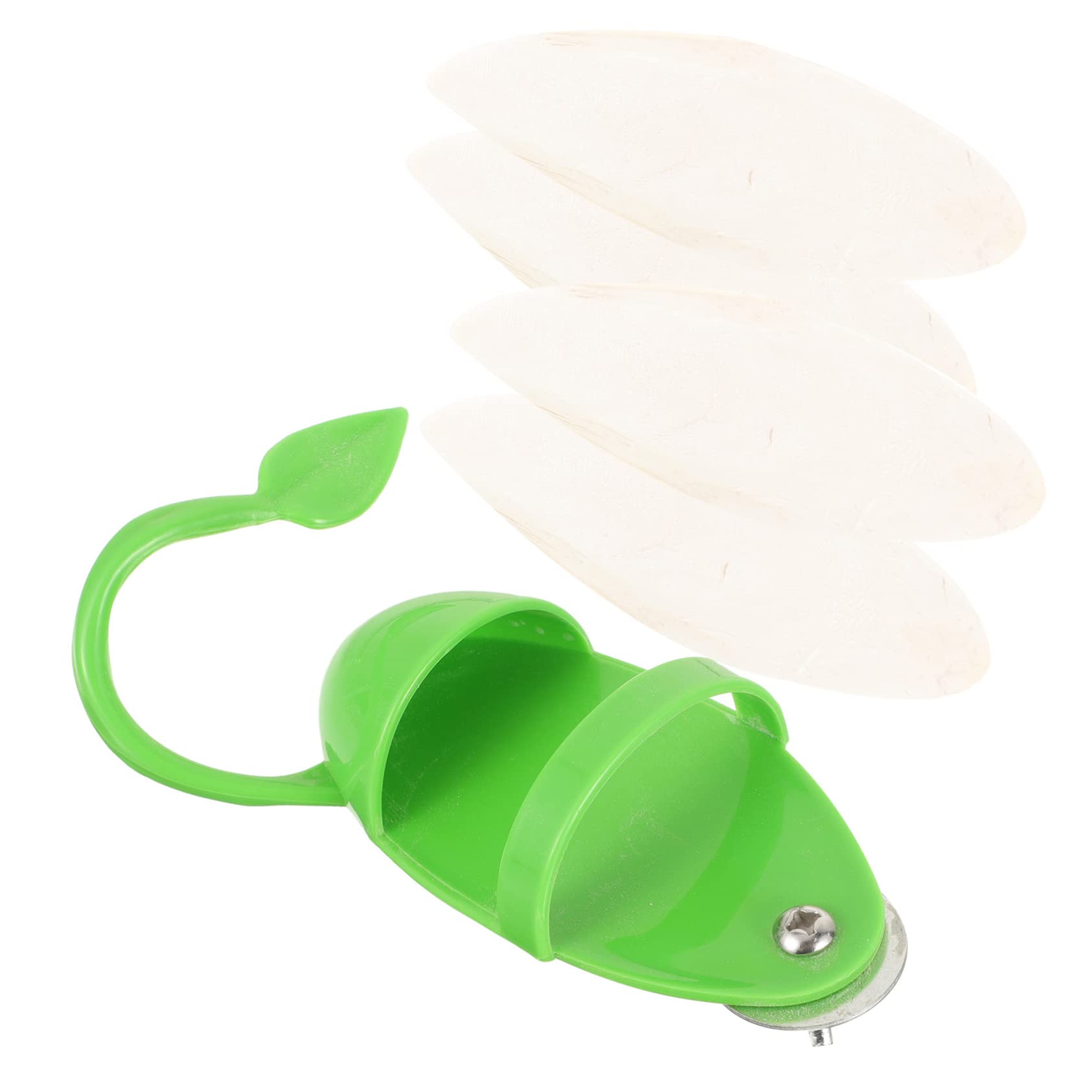 Toddmomy 5ensembles Support De Nourriture pour Perroquets avec Stand De Seiche Rack Pratique pour Oiseaux Accessoire De Nourriture pour Animaux De Compagnie avec De Seiche