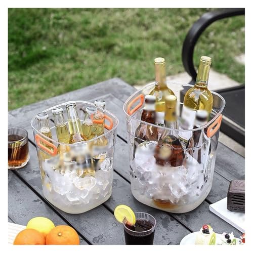 Cubo de hielo Xuanyingfafafa: soluciona el espacio para tus botellas de champán y cerveza 4